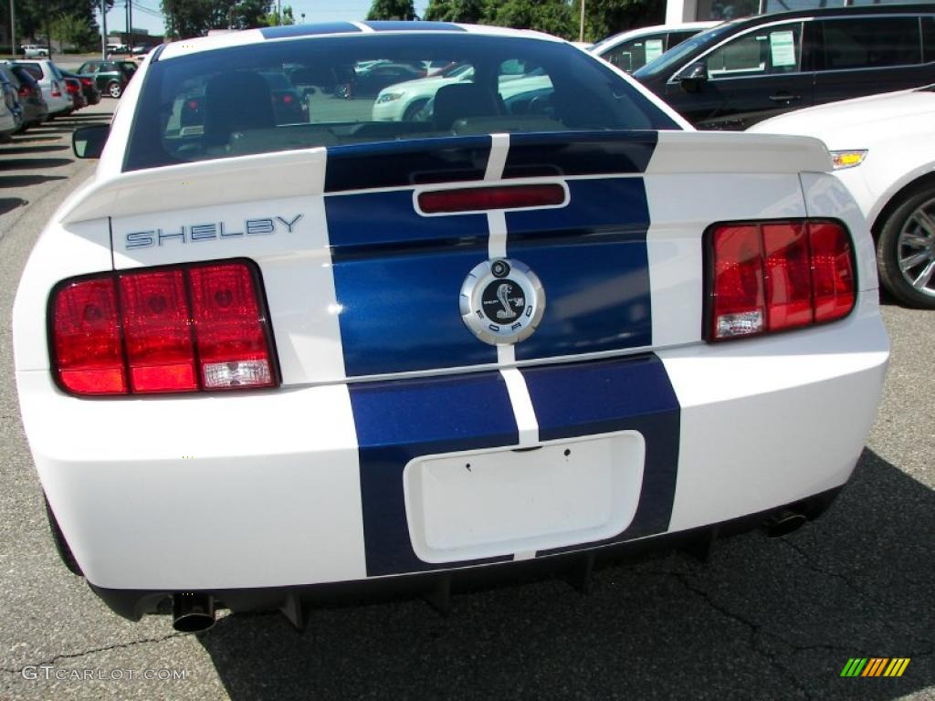 2007 Mustang Shelby GT500 Coupe - Performance White / Black Leather photo #8