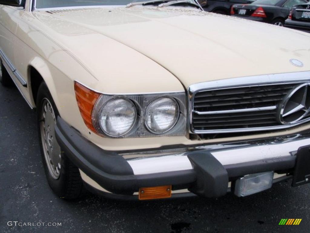 1987 SL Class 560 SL Roadster - Light Ivory / Parchment photo #4