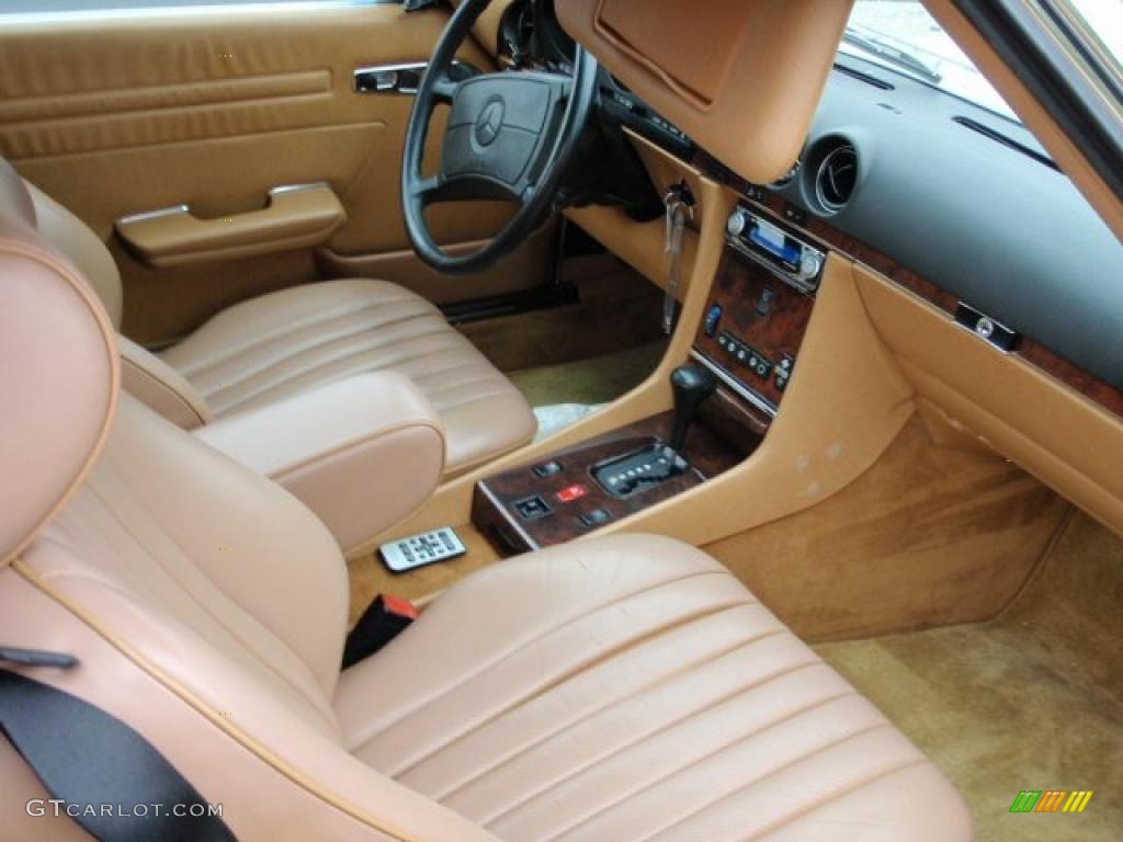 1987 SL Class 560 SL Roadster - Light Ivory / Parchment photo #16