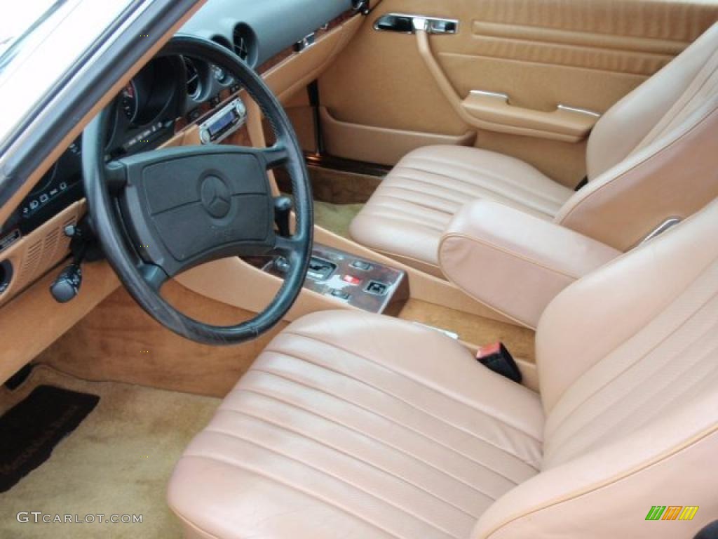 1987 SL Class 560 SL Roadster - Light Ivory / Parchment photo #22