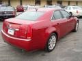 2008 Crystal Red Cadillac CTS 4 AWD Sedan  photo #2