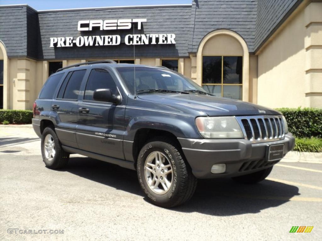 2002 Grand Cherokee Laredo - Steel Blue Pearlcoat / Sandstone photo #1