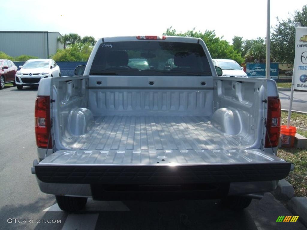 2011 Silverado 1500 LT Regular Cab - Sheer Silver Metallic / Ebony photo #6