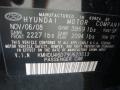 Black Pearl - Elantra GLS Sedan Photo No. 14
