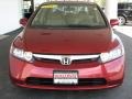 2007 Tango Red Pearl Honda Civic LX Sedan  photo #2