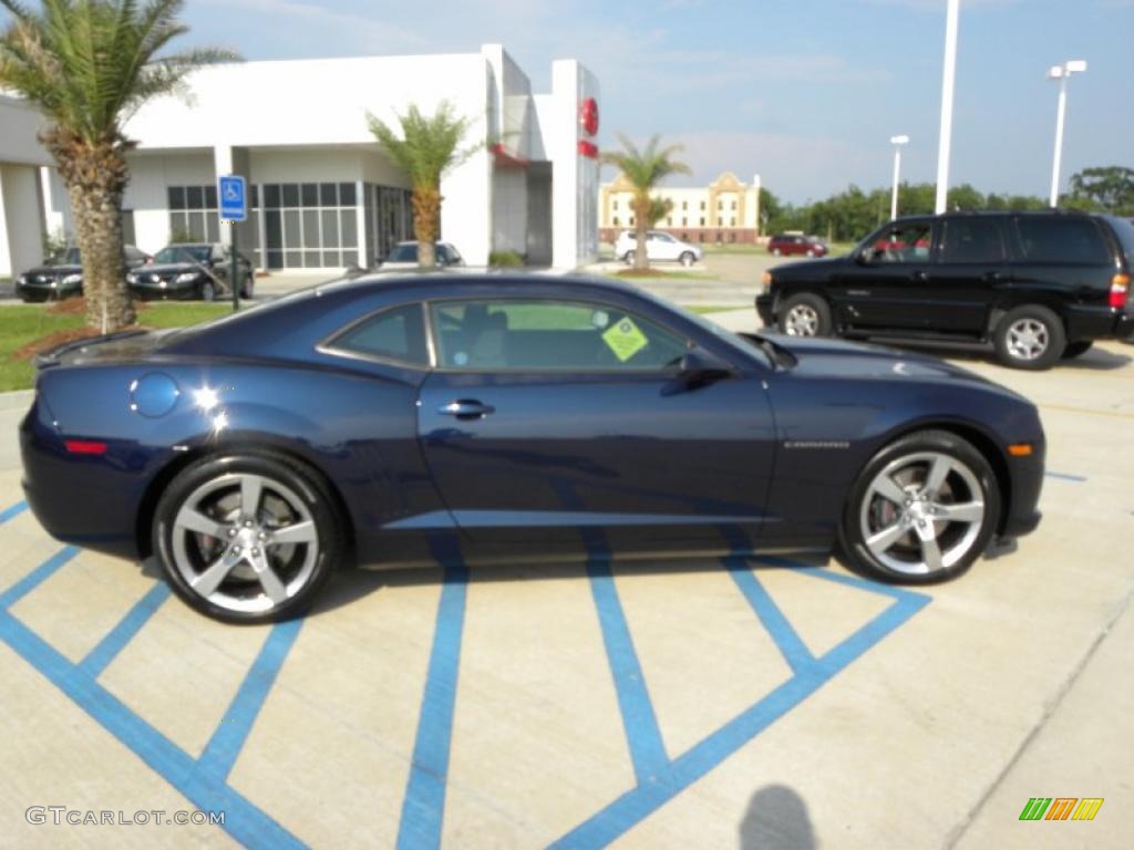 2010 Camaro SS/RS Coupe - Imperial Blue Metallic / Black photo #6