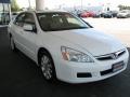 2007 Taffeta White Honda Accord EX-L V6 Sedan  photo #3
