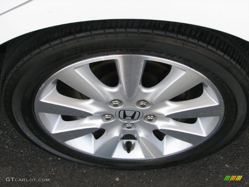 2007 Accord EX-L V6 Sedan - Taffeta White / Ivory photo #5