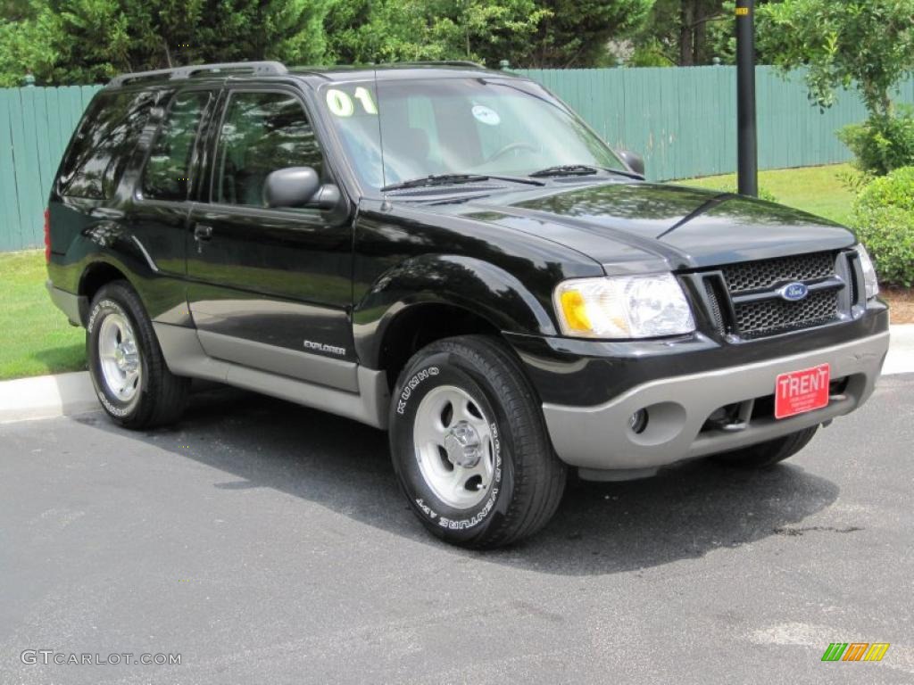 2001 Explorer Sport 4x4 - Black / Dark Graphite photo #23