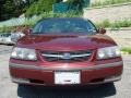 2002 Dark Carmine Red Metallic Chevrolet Impala LS  photo #2