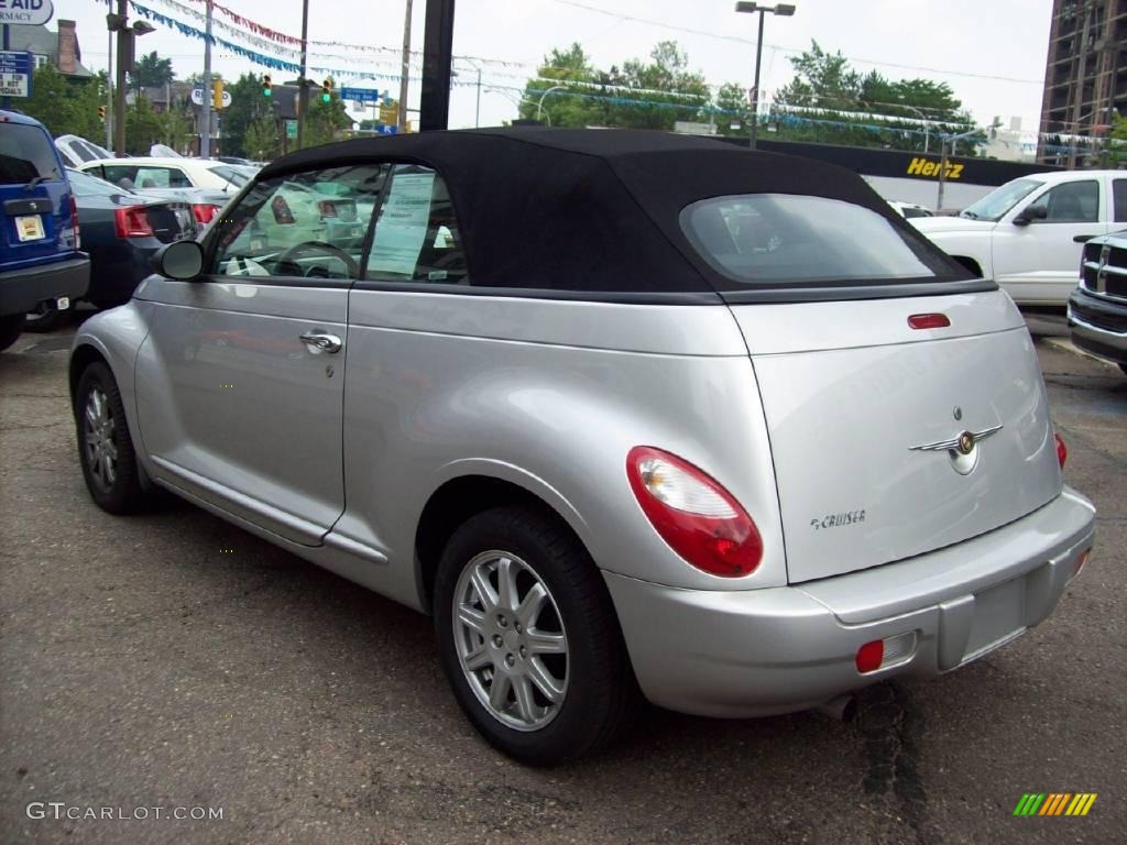 2007 PT Cruiser Convertible - Bright Silver Metallic / Pastel Slate Gray photo #3