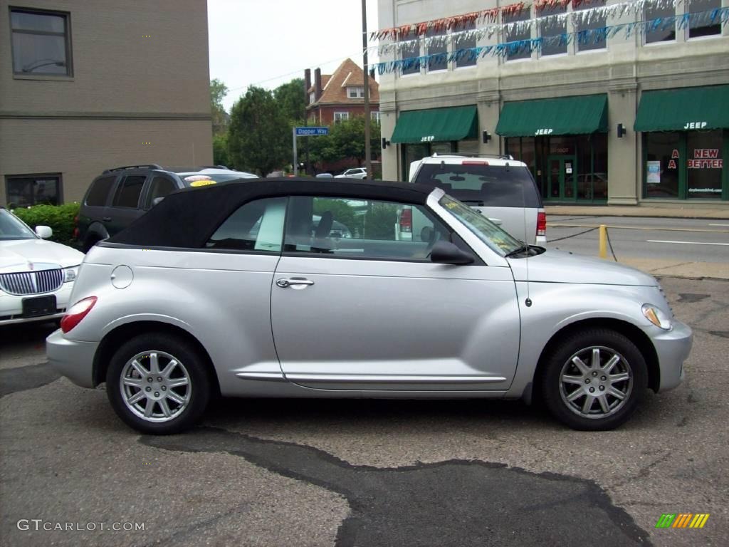 2007 PT Cruiser Convertible - Bright Silver Metallic / Pastel Slate Gray photo #6