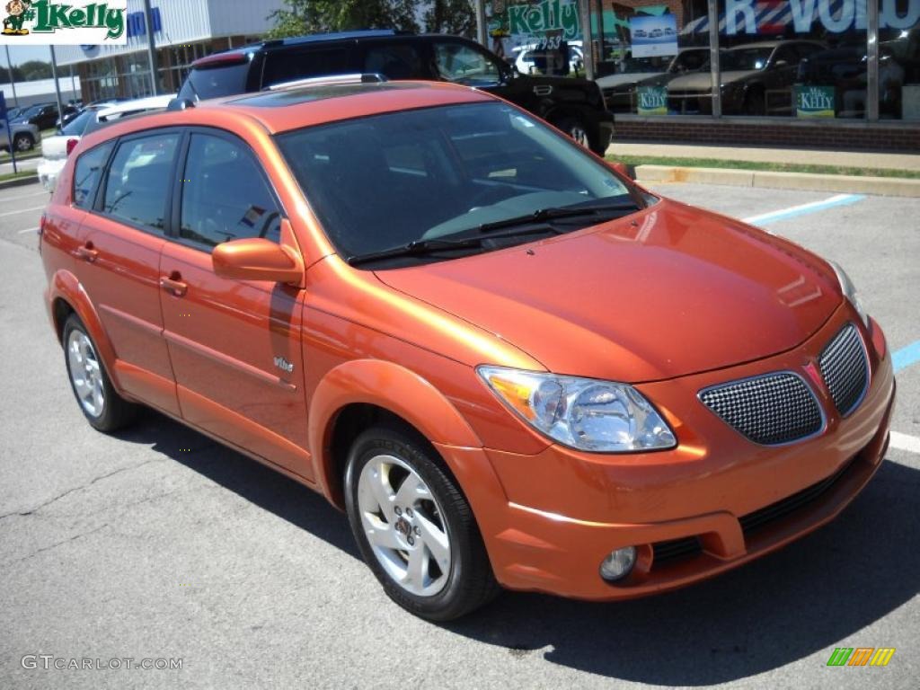 Fusion Orange Metallic Pontiac Vibe