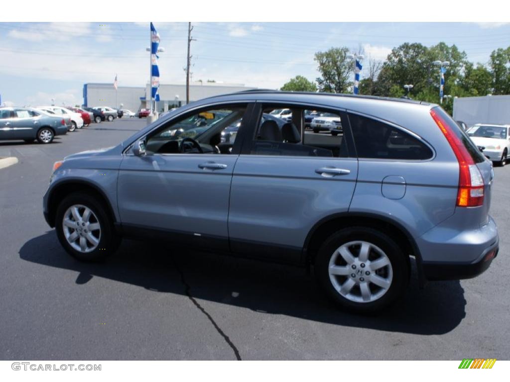 2008 CR-V EX-L 4WD - Glacier Blue Metallic / Gray photo #1