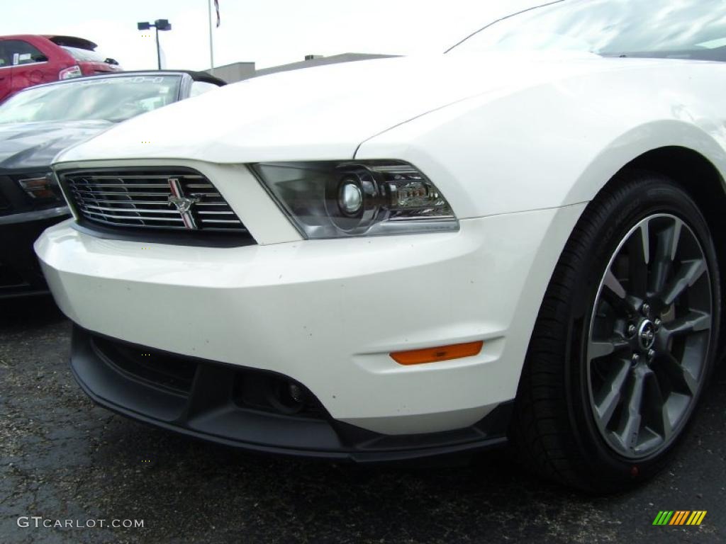 2011 Mustang GT/CS California Special Convertible - Performance White / CS Charcoal Black/Carbon photo #8