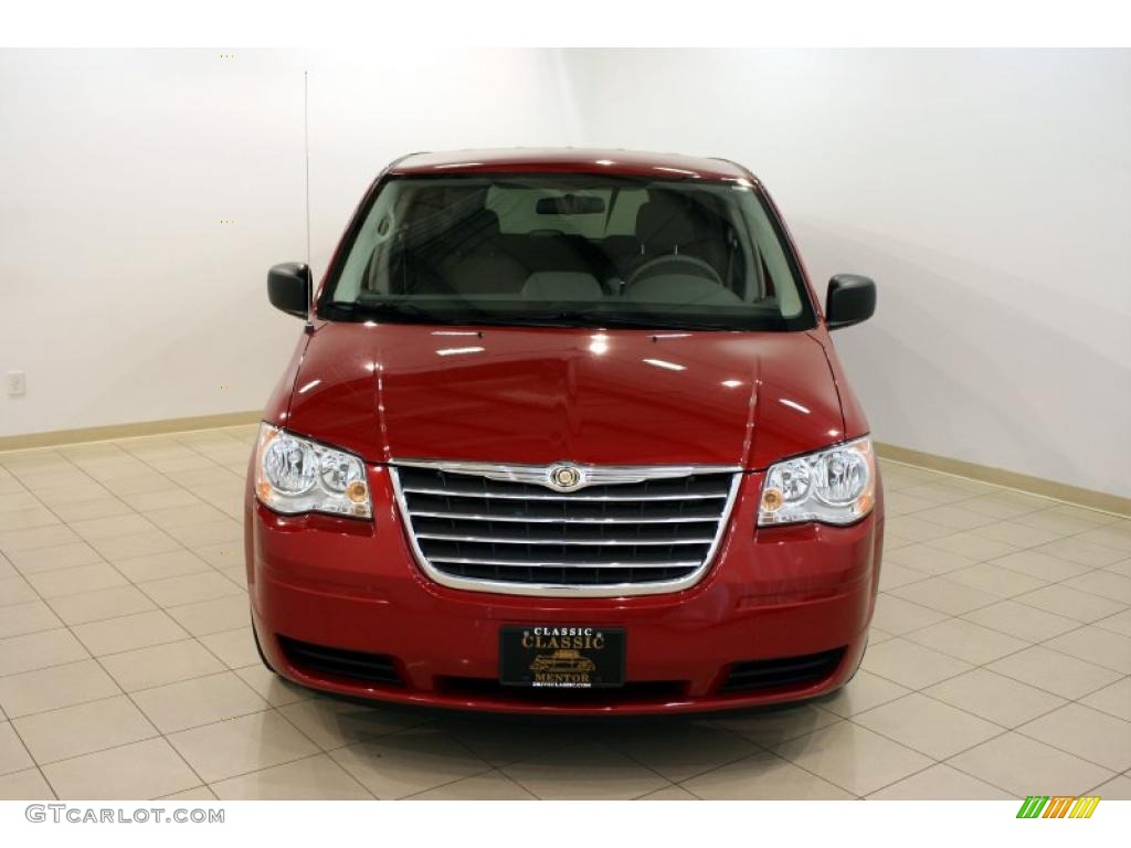2010 Town & Country LX - Inferno Red Crystal Pearl / Medium Slate Gray/Light Shale photo #2
