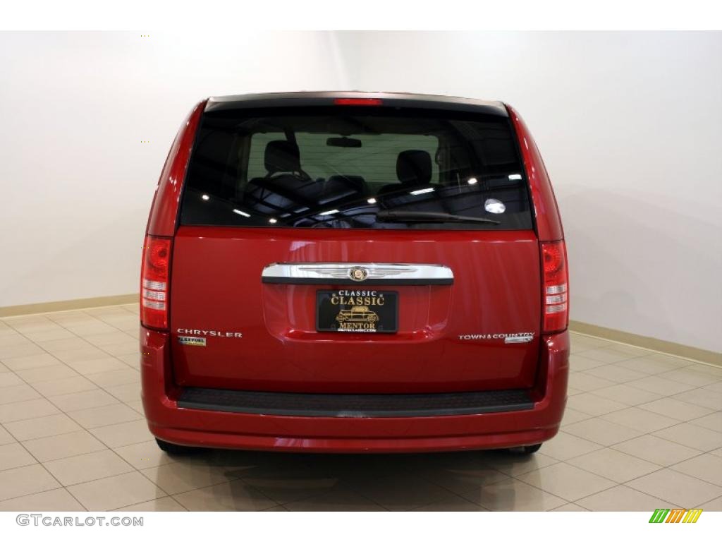 2010 Town & Country LX - Inferno Red Crystal Pearl / Medium Slate Gray/Light Shale photo #6