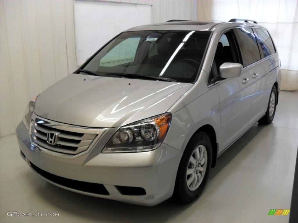 2010 Odyssey EX-L - Alabaster Silver Metallic / Gray photo #1