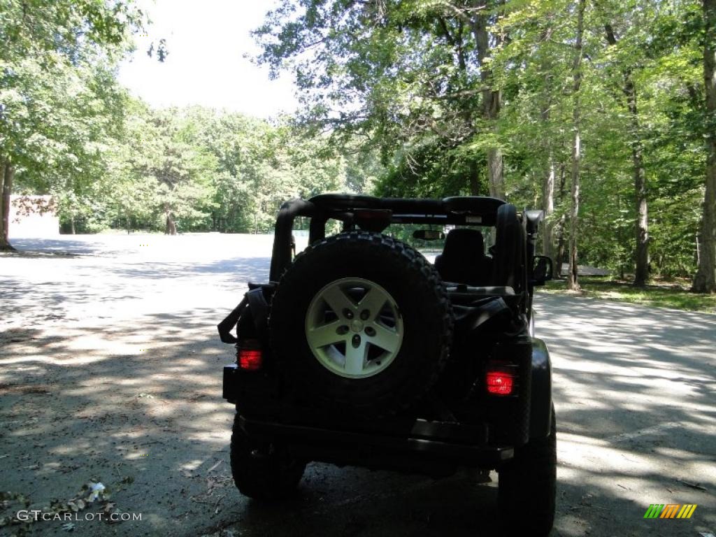 2004 Wrangler Rubicon 4x4 - Black / Dark Slate Gray photo #10