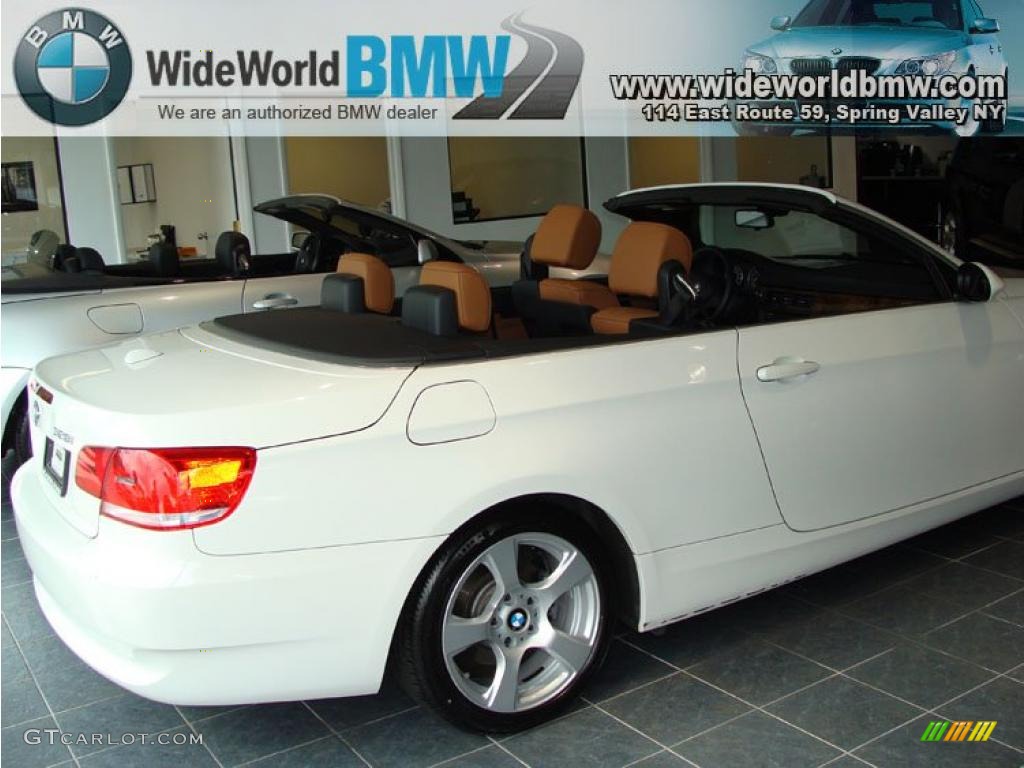 2008 3 Series 328i Convertible - Alpine White / Saddle Brown/Black photo #4