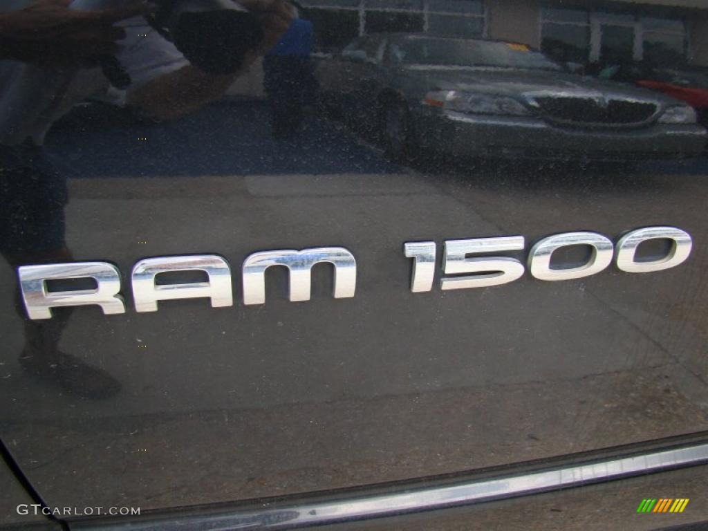 2006 Ram 1500 SLT Quad Cab - Brilliant Black Crystal Pearl / Medium Slate Gray photo #35