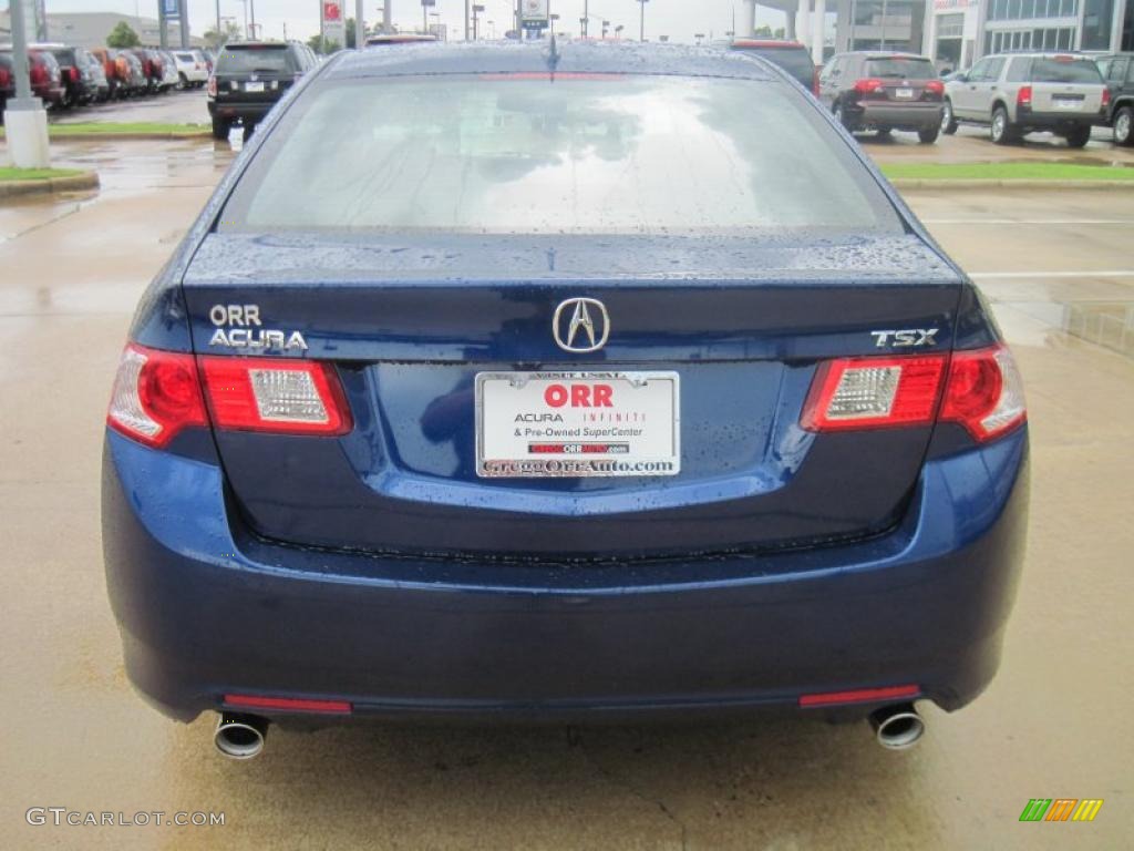 2010 TSX Sedan - Vortex Blue Pearl / Ebony photo #6