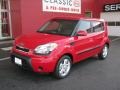 2010 Molten Red Kia Soul +  photo #1