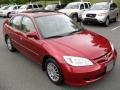 2005 Tango Red Pearl Honda Civic EX Sedan  photo #5