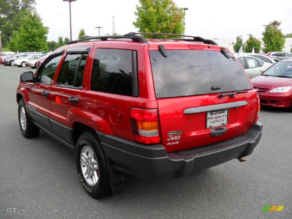 2003 Grand Cherokee Laredo 4x4 - Inferno Red Tinted Pearlcoat / Taupe photo #2