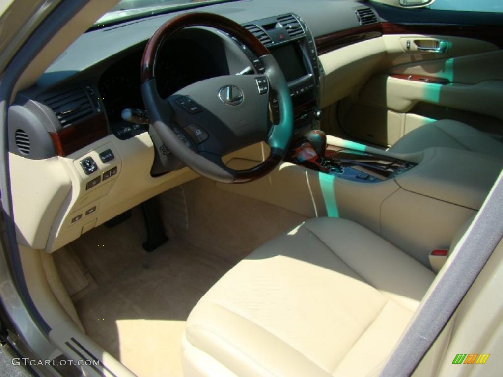 2007 LS 460 - Golden Almond Metallic / Cashmere photo #10