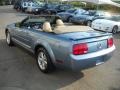 2007 Windveil Blue Metallic Ford Mustang V6 Deluxe Convertible  photo #4