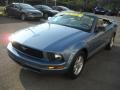 2007 Windveil Blue Metallic Ford Mustang V6 Deluxe Convertible  photo #17