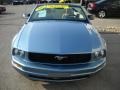 2007 Windveil Blue Metallic Ford Mustang V6 Deluxe Convertible  photo #18