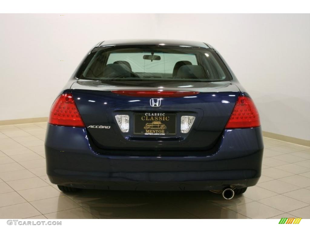 2006 Accord Value Package Sedan - Royal Blue Pearl / Gray photo #6