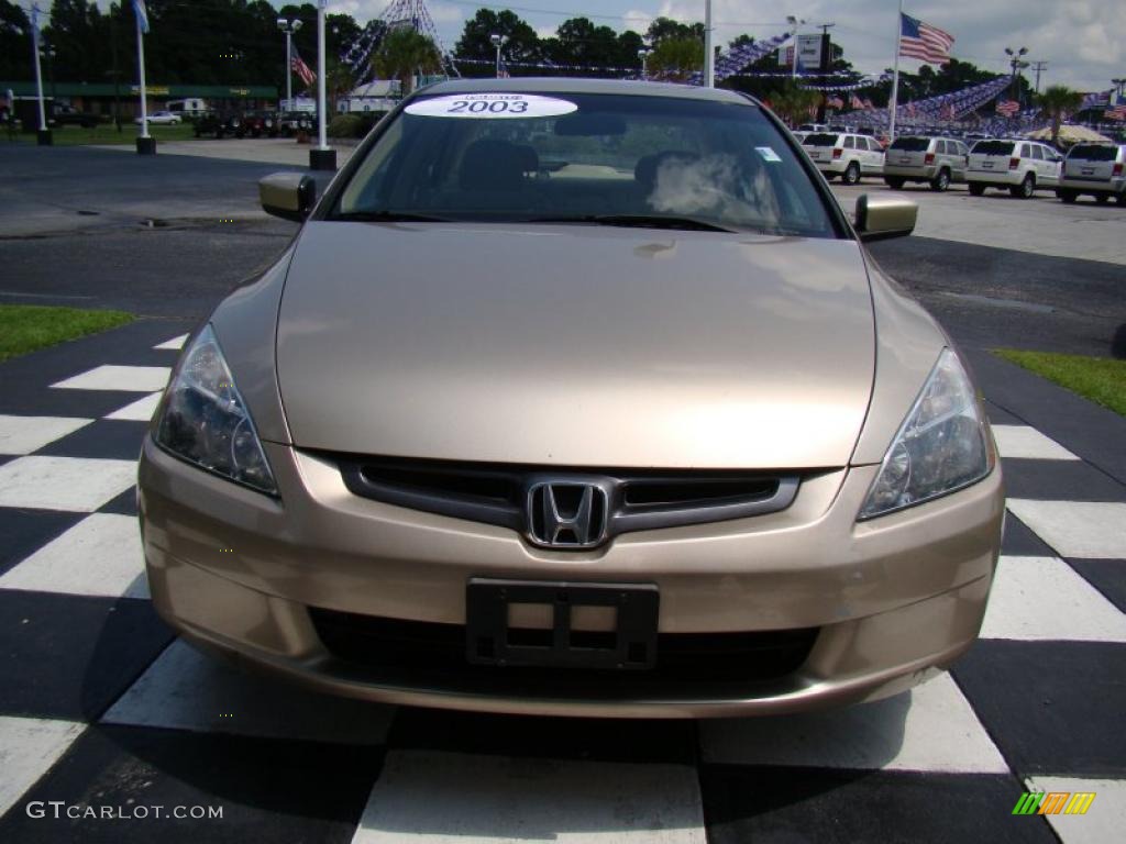 2003 Accord LX Sedan - Desert Mist Metallic / Ivory photo #4