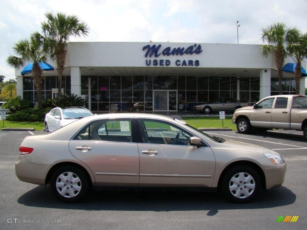 2003 Accord LX Sedan - Desert Mist Metallic / Ivory photo #36