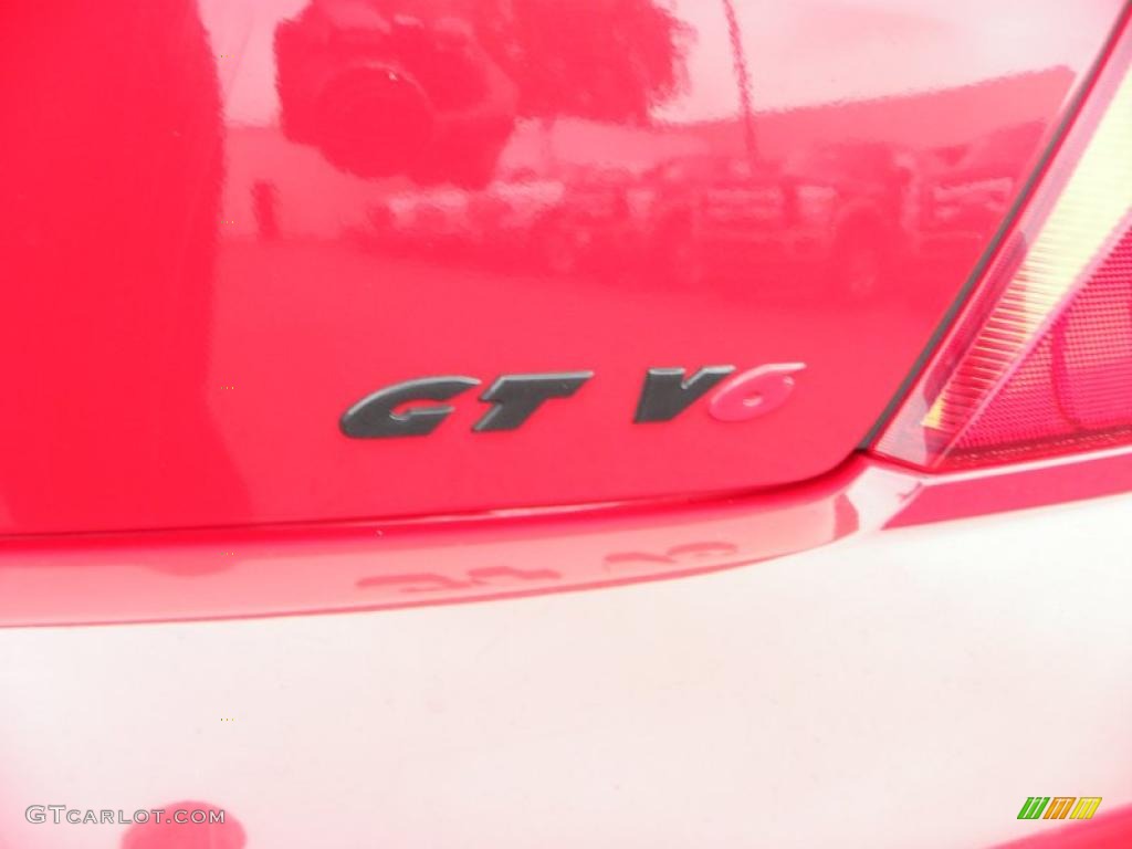 2003 Tiburon GT V6 - Rally Red / Black photo #11