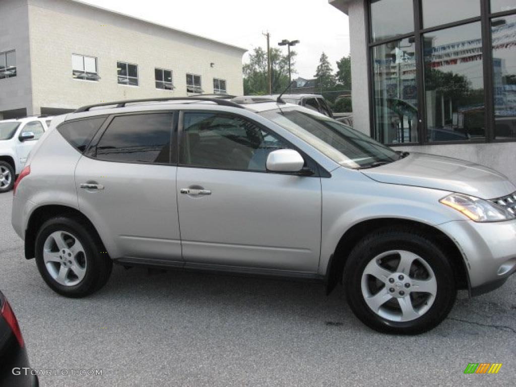 2005 Murano SL AWD - Sheer Silver Metallic / Charcoal photo #5