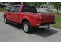 2001 Bright Red Ford F150 Lariat SuperCrew 4x4  photo #33