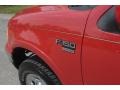 2001 Bright Red Ford F150 Lariat SuperCrew 4x4  photo #37
