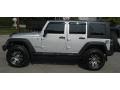 2007 Bright Silver Metallic Jeep Wrangler Unlimited X 4x4  photo #2