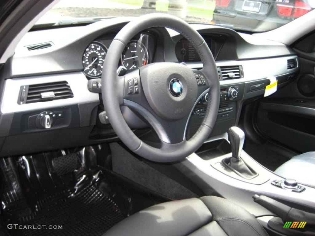 2011 3 Series 335d Sedan - Black Sapphire Metallic / Black Dakota Leather photo #9