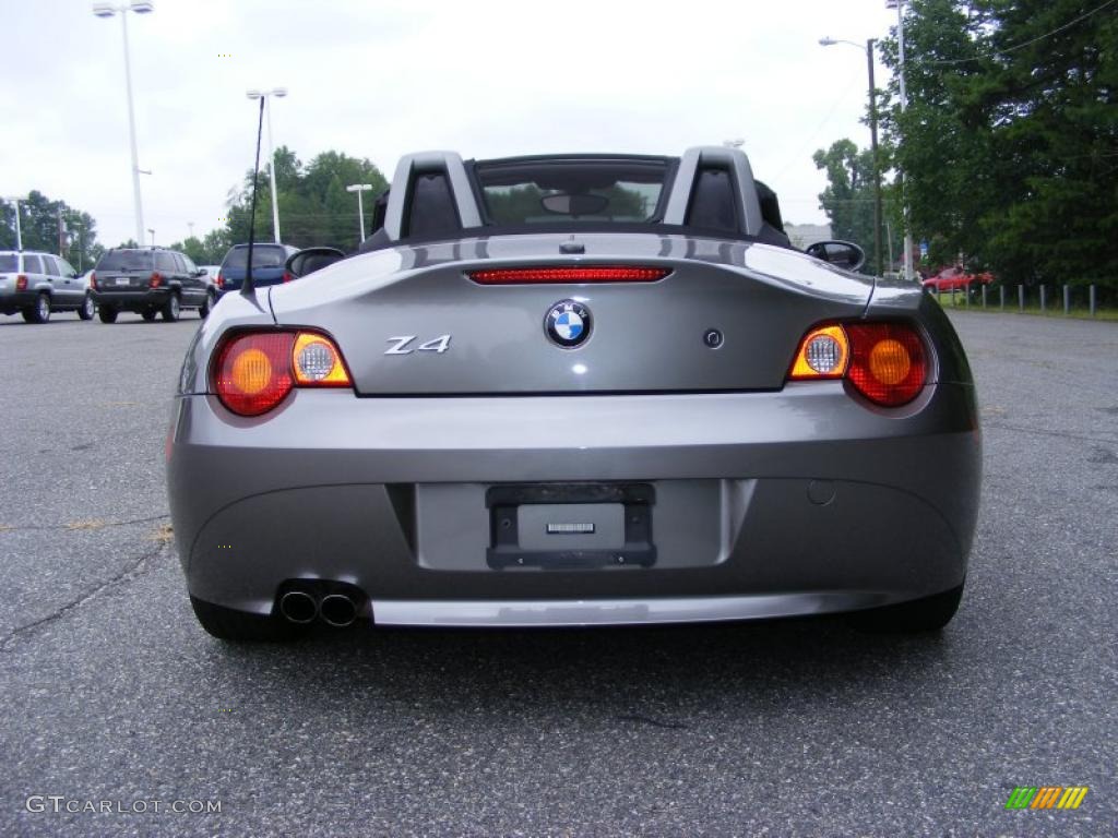 2004 Z4 2.5i Roadster - Sterling Gray Metallic / Black photo #6