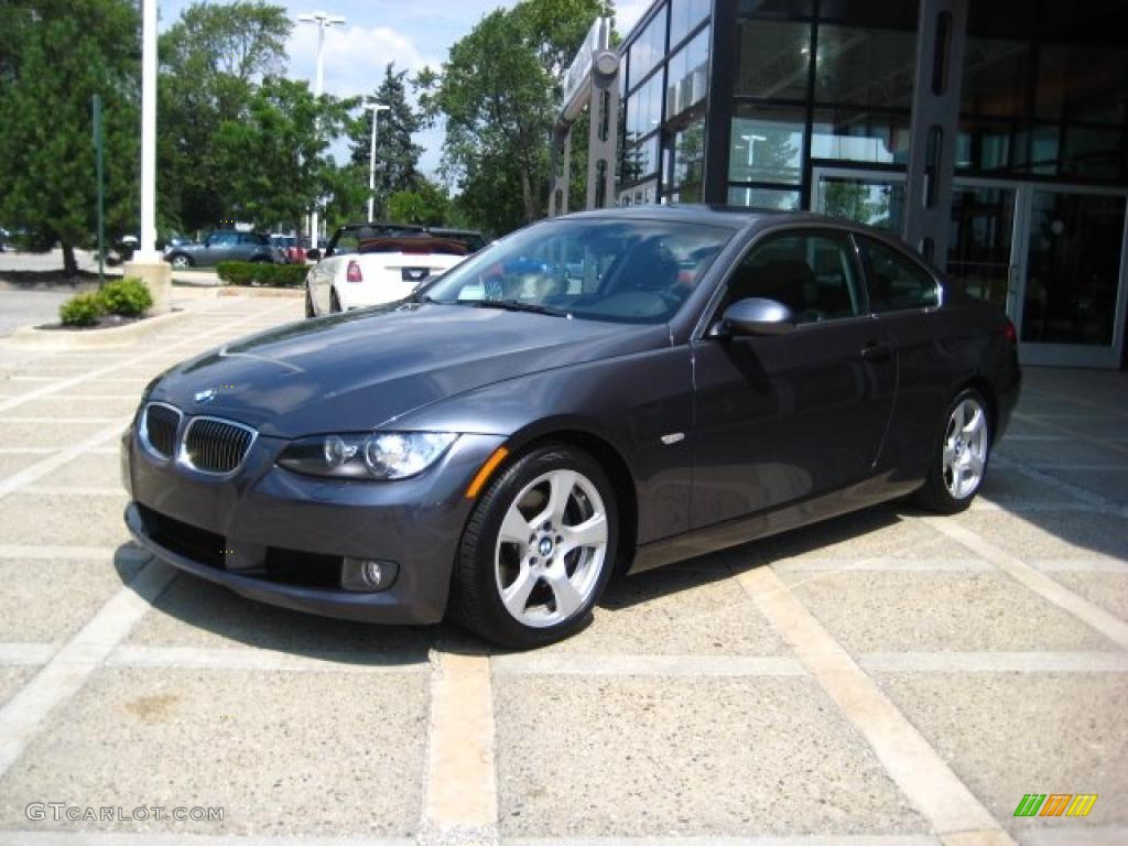 2008 3 Series 328i Coupe - Sparkling Graphite Metallic / Black photo #4