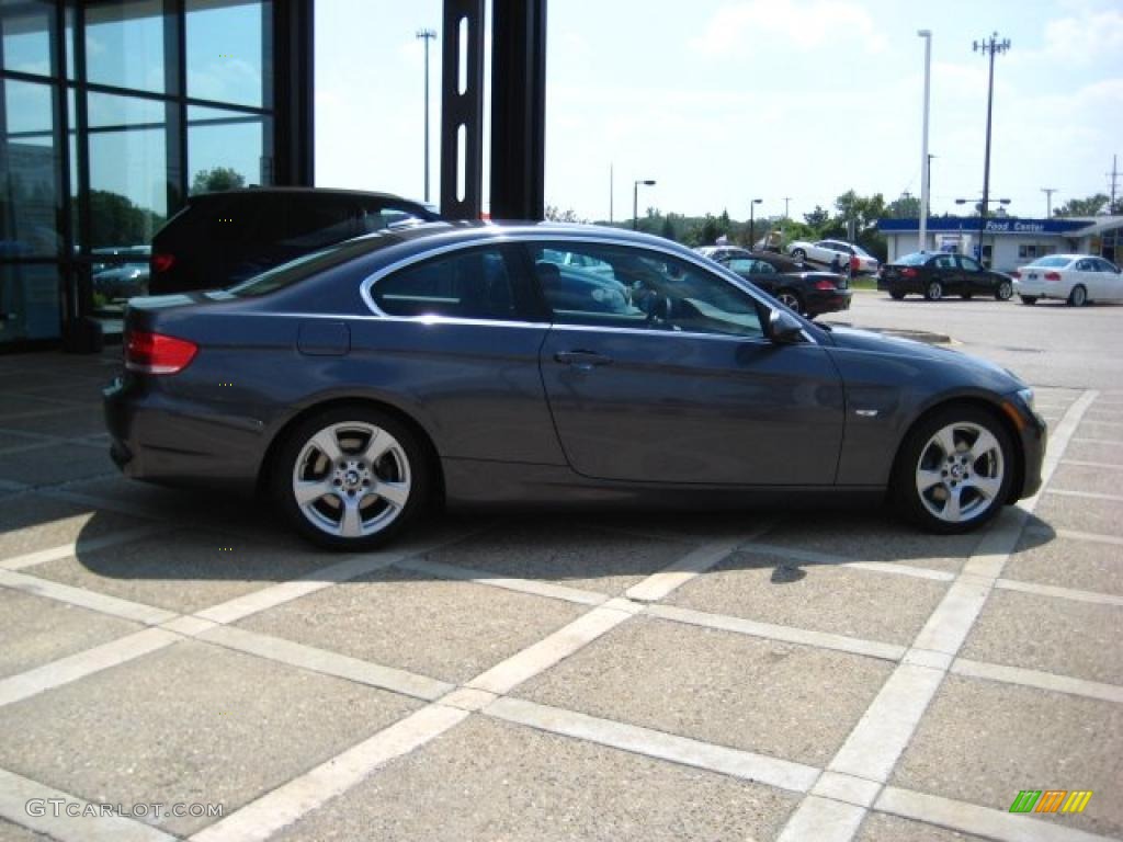 2008 3 Series 328i Coupe - Sparkling Graphite Metallic / Black photo #9