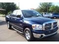 2008 Patriot Blue Pearl Dodge Ram 1500 Big Horn Edition Quad Cab  photo #3