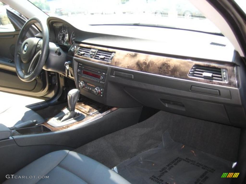 2008 3 Series 328i Coupe - Sparkling Graphite Metallic / Black photo #17