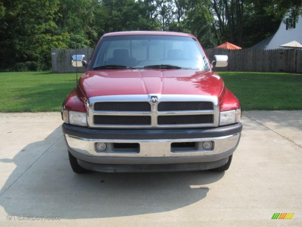 1997 Ram 1500 LT Regular Cab - Metallic Red / Mist Gray photo #2