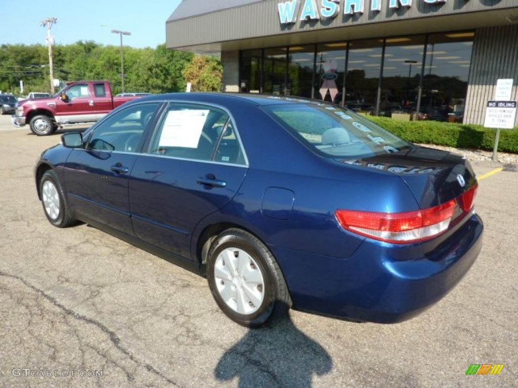 2004 Accord LX Sedan - Eternal Blue Pearl / Gray photo #2