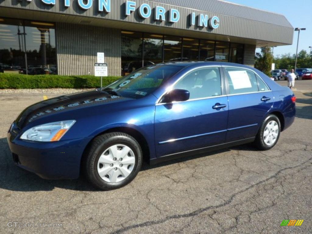 2004 Accord LX Sedan - Eternal Blue Pearl / Gray photo #8